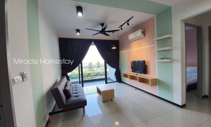 Kampung Bagan Dalam Condominio | Lujo modesto | Escapada familiar de 8 pax | Butterworth |