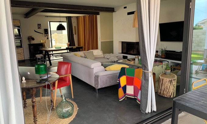 Gujan-Mestras Casa | Family home, 15 min from the ocean and 10 min walk from the Bassin beaches