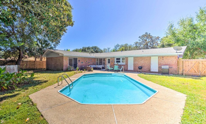 Fort Walton Beach Casa | Family Home w/ Private Pool & Fenced Yard!