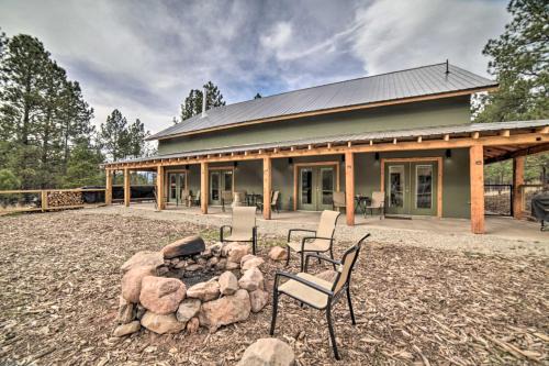 Angel Fire Casa | Family Home with Fire Pit and Grill about 1 Mi to Slopes!