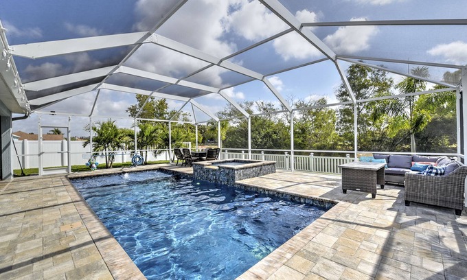 Fort Myers Casa | Family Oasis: Waterfront w/ Heated Pool & Game Room!