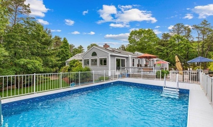 Cotuit Casa | Family Oasis with Pool, Game Room, & Outdoor Kitchen - Walk to Beach & Trails!
