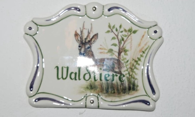 Vorderstoder Otro | Habitación familiar "Waldtiere" con bañera - Baby- y Kinderbauernhof Zamsegg