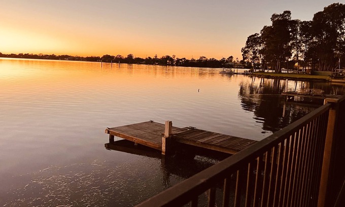 Gorokan Casa | Family-sized Waterfront Home with lake views & private jetty!