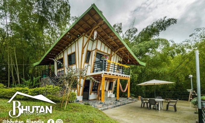 Filandia Cabaña | Family suite for 4 with a private bathroom, kitchen and living area