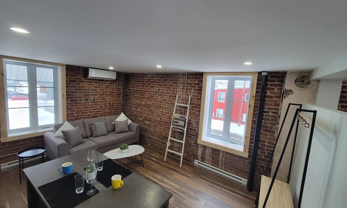 Saint-Raymond Apartamento | Grand 2 Etage-Loft-Familiar-Baño con bañera-Balcón