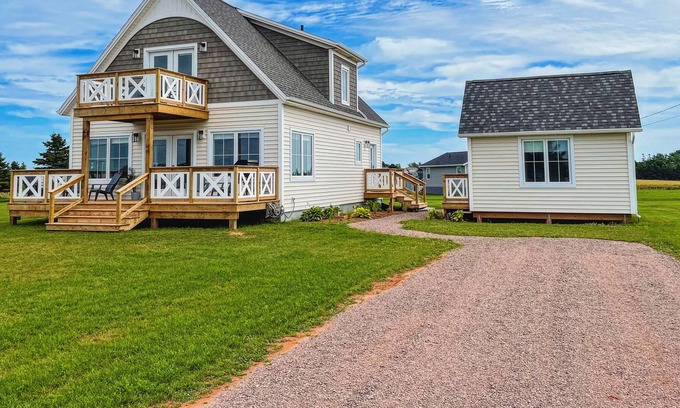 Borden-Carleton Casa | Family Vacation Home Steps From Beach | Sleeps 12