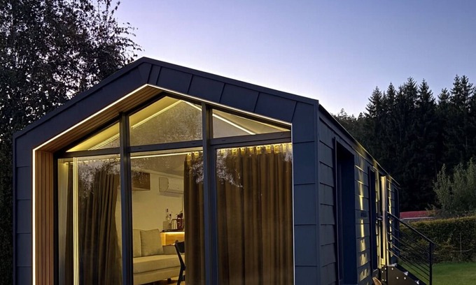 Wildenranna Casa | Family vacation in a modern tiny house - relaxation, starry skies & pure nature!