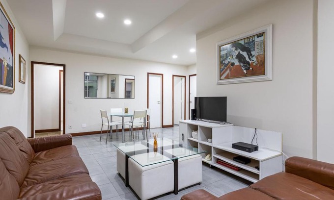 Leme Apartamento | Fantástica Atlântica - 4 Quartos