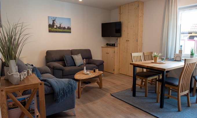 Greetsiel Apartamento | Fantastic, modern holiday apartment "Stüürhuus" in the fishing village of Greetsiel
