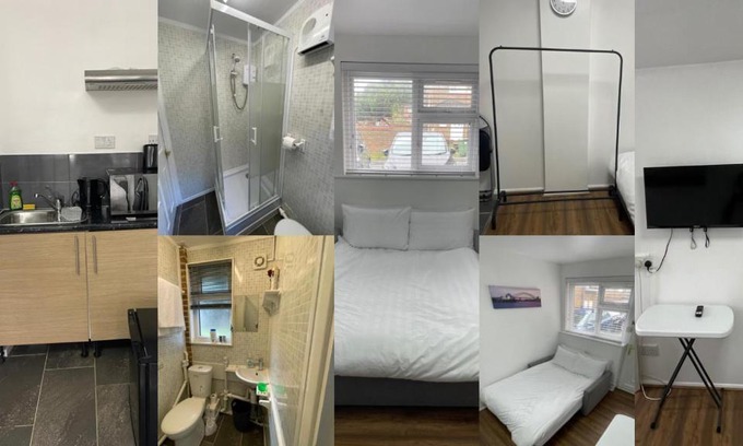 Thamesmead Apartamento | Fantastic Studio, Private bathroom and Mini Kitchen.