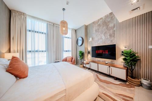 Sharjah Apartamento | Fantastic Studio Royale Apartment At Al Mamsha