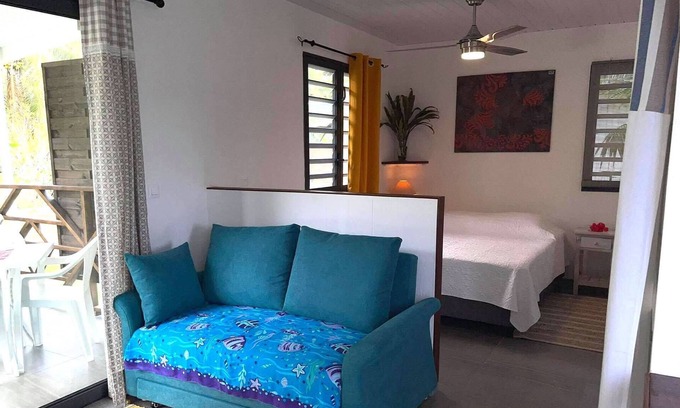 Pihaena Casa | Fare iti Moorea Sands, cosy bungalow between sea and mountain on Moorea