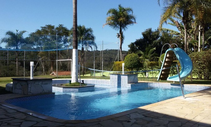 Jarinu Casa | Granja Mariana1 - Piscina climatizada, sala de fiestas, cancha de fútbol