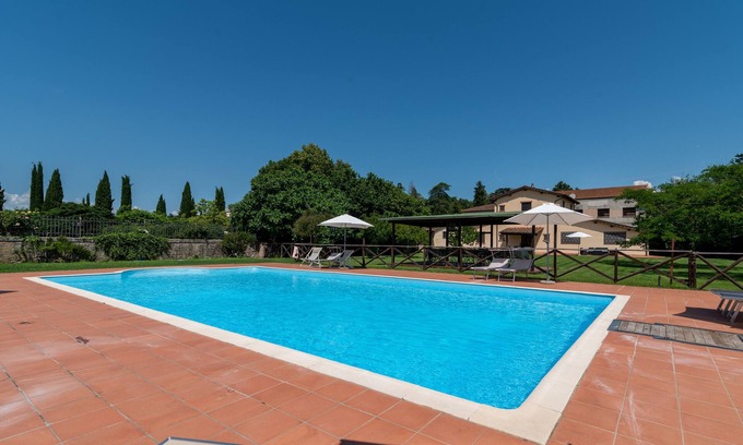 Laterina Otro | Casa rural "Fattoria" con piscina compartida, jardín privado y Wi-Fi