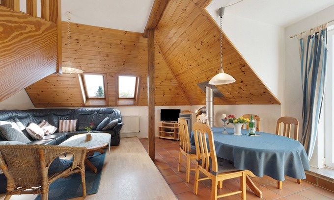 Brodersdorf Otro | Granja 'Hof Voege Ferienwohnung 6' con jardín compartido y Wi-Fi