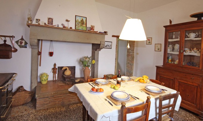Anghiari Apartamento | Casa rural en la campiña toscana