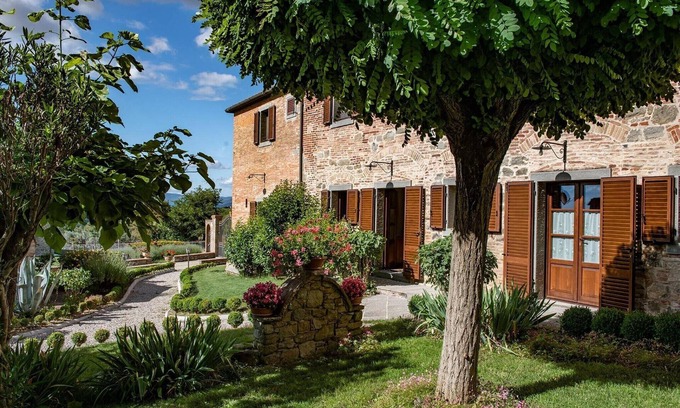 Cignano Villa | Casa rural en Toscana con piscina y vistas