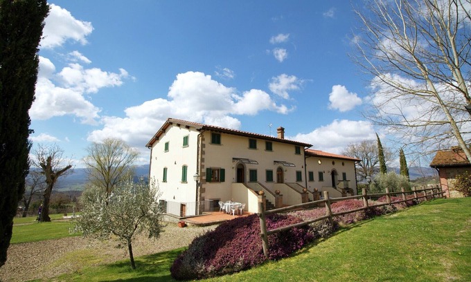 Poppi Apartamento | Casa rural en Toscana con piscina y vistas
