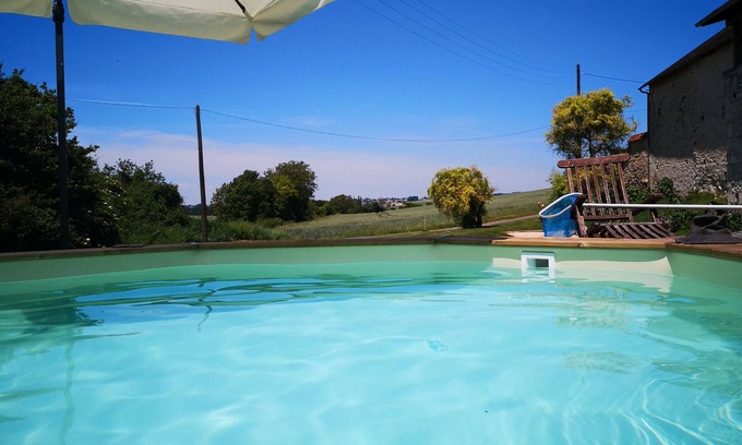 Cussay Otro | Amplia casa de campo con piscina climatizada y bañera de hidromasaje ubicada en el hermoso Valle del Loira