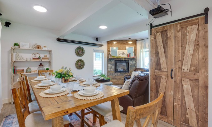 Birch Bay Casa | Farmhouse w/ Private Hot Tub < 1 Mile to Birch Bay