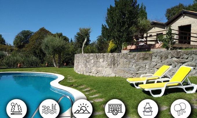 Povoa de Lanhoso Otro | Casa rural con piscina y parrilla en una zona tranquila. A medio camino de Braga y Geres