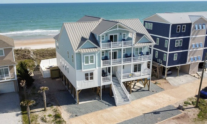 McCutcheon Field Casa | Feelin' Beachy - Oceanfront Luxury Home - Private Pool, Elevator