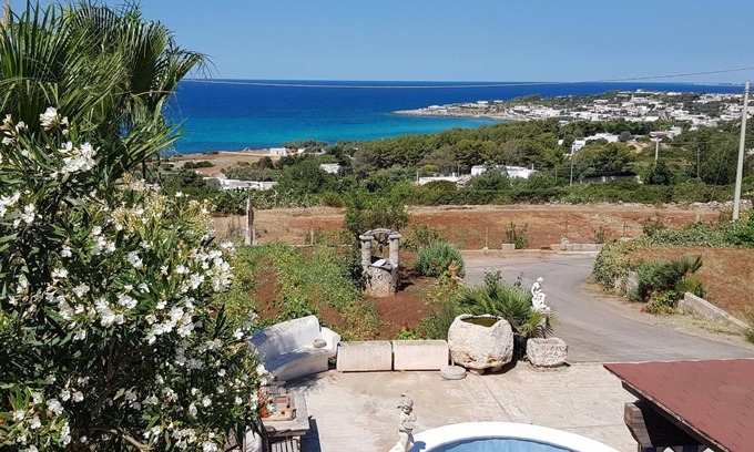 Marina di Felloniche Apartamento | Felloniche Studio Sea View, Castrignano del Capo, Italy