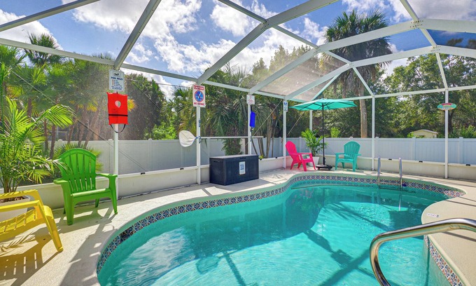 Sebastian Highlands Casa | Fenced Yard, Game Room: Family Home in Sebastian!