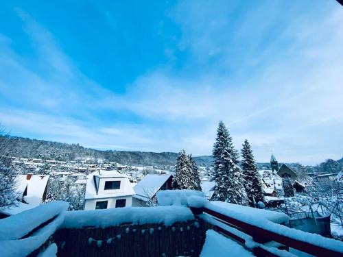 Kirschhausen Apartamento | Ferienwohnung mit Talblick für Monteure