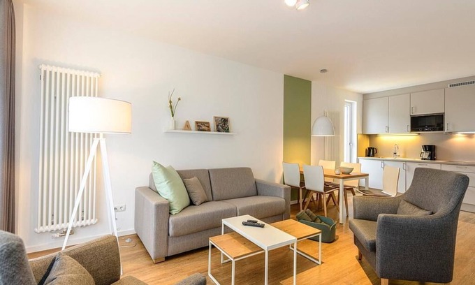 Bensersiel Apartamento | Ferienapartment mit Terrasse Inkl. Freier Nutzung von Saunabereich & Schwimmbad