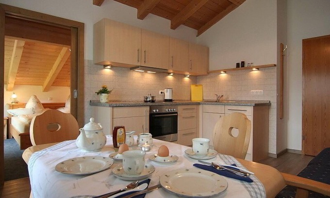Ramsau bei Berchtesgaden Apartamento | Apartamento Hochkalter, 1-2 personas, 26 m², ducha / WC, balcón, TV, W-LAN, lavavajillas, 1 dormitorio, desván