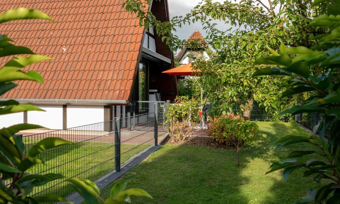 Hollern Casa | Ferienhaus 50 Lederstrumpf 66qm bis 4 Personen mit Haustier - Ferienhaus Lederstrumpf im Feriendorf