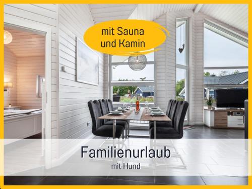 Schonberg Casa | Ferienhaus Küstenzauber Kalifornien - mit Hund - komplett eingezäunter großer Garten - Sauna und Kamin - im Sommer Strandkorb inklusive