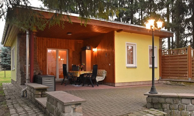 Mechelgruen Casa | Vintage-Ferienhaus mit Terrasse en Trieb