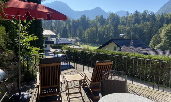 Engedey Apartamento | Ferienhaus Königssee, 105 M²,1-8 Pers., 2 SZ, Bad 2WC Terrasse, Balkon, 2 Etagen,