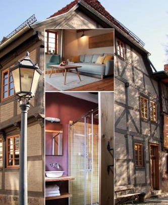 Quedlinburg Casa | Ferienhaus -Kaisereinsde - traditionelles Lehmbauhaus Parken gratis