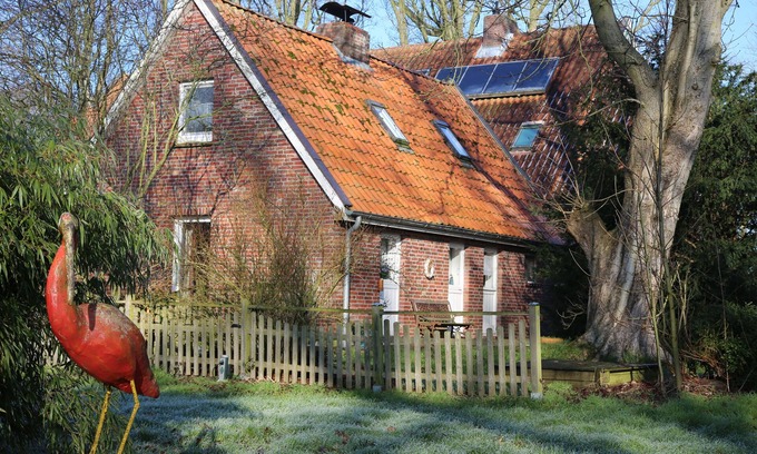 Jaderaltendeich Casa | Ferienhaus, Landhaus Jacobs, Jadebusen, Alleinlage, Hundewiese