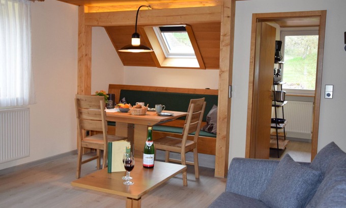 Frickingen Apartamento | Ferienwohnung, 60qm, 1 Wohnzimmer, 1 Schlafzimmer, Max. 3 Personen