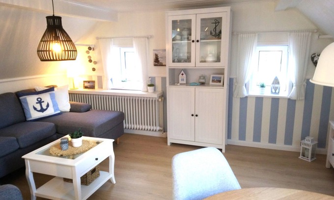 Neugarmssiel Apartamento | Ferienwohnung Achterdeck
