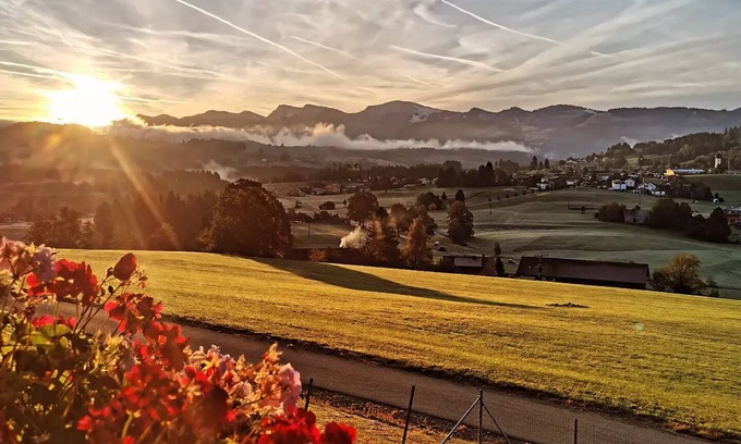 Oberreute Apartamento | Ferienwohnung Alpenblick Dorner- Gemütlich und Heimelig mit Malerischem Ausblick