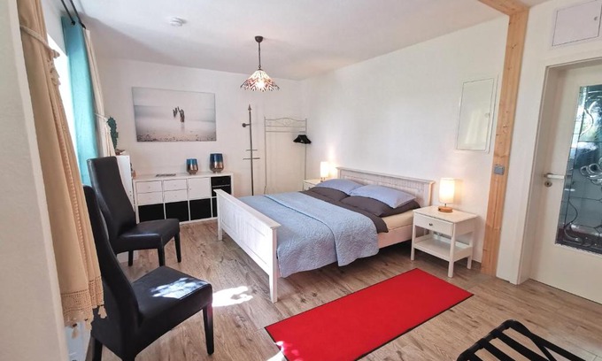 Kamin Apartamento | Ferienwohnung "Carinerland" mit Terrasse in Ostseenähe