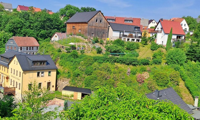 Porschdorf Apartamento | Ferienwohnung "dachboden" am Weinberg Zentral Gelegen in der Sächsischen Schweiz