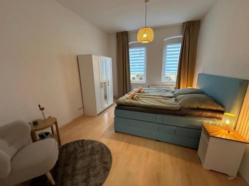 Ilversgehofen Apartamento | Ferienwohnung für 8 mit Balkon