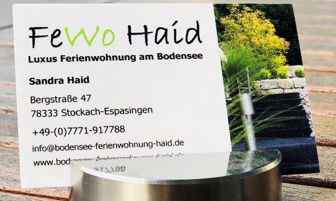 Espasingen Apartamento | Ferienwohnung Haid Bodensee, Umgebung Bodman-Ludwigshafen, Radolfzell, Überlingen, Luxus FeWo Haid