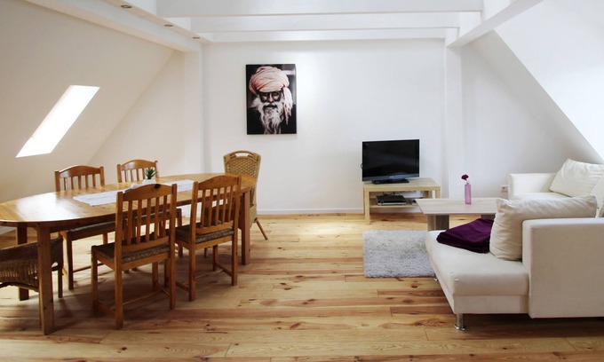 Steinheim Apartamento | Ferienwohnung Hanau Hu03, 75qm, 1 Schlafzimmer, 1 Wohn-/ Schlafzimmer, Max. 5 Personen