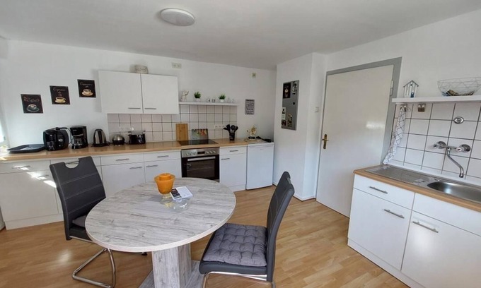 Velmede Apartamento | Ferienwohnung Klärchen mit Balkon