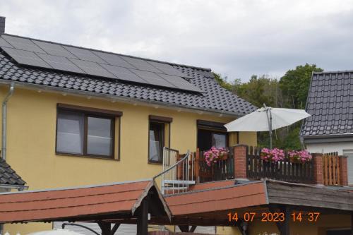 Wimmelburg Apartamento | Ferienwohnung mit Ausblick in Wimmelburg