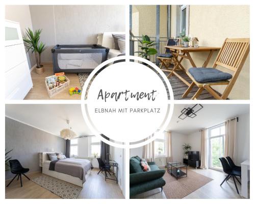 Striesen Apartamento | Ferienwohnung mit Parkplatz & Balkon nahe Elbe