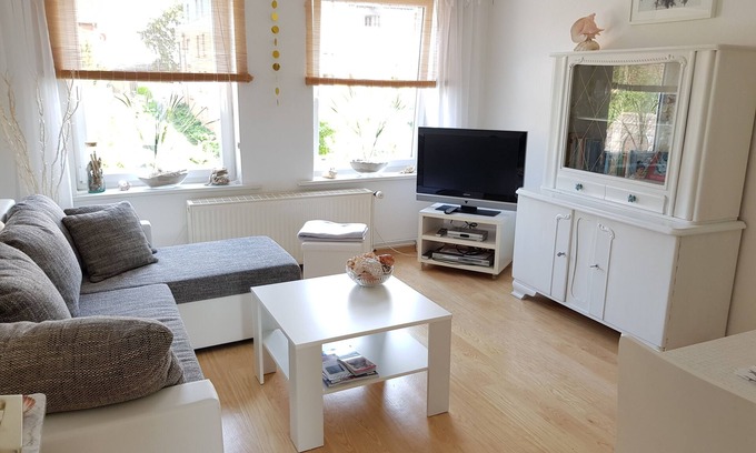 Toenning Apartamento | Ferienwohnung "muschelkästchen OG" in Tönning für 2-3 Personen